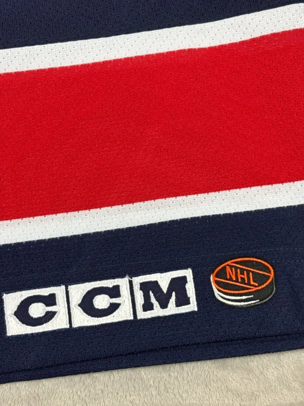 NWT Vintage CCM Mens XL Columbus Blue Jackets NHL Official Hockey Sweater Jersey